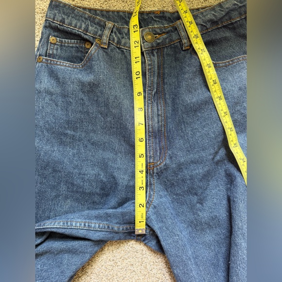 Lazy Oaf Rainbow Bum Jeans in Medium Denim Blue Size 28 Waist Cotton Novelty - Picture 15 of 16